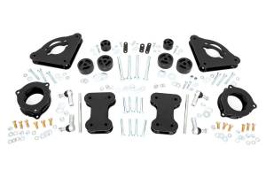 Rough Country - Rough Country Suspension Lift Kit 2 in. Front Rear Strut Spacers Laser Cut Powder Coated Black - 62100 - Image 2