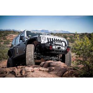 Smittybilt - Smittybilt XRC GEN 2 Front Bumper Textured Black Incl. D-Rings O.E. Fog Light Ports [Lights Not Included] Compatible w/Alpine Front Facing Camera [HCE-2600FD4] Sold Separately - 76807 - Image 2