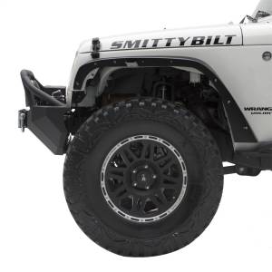 Smittybilt - Smittybilt XRC Fender Flare Set Front And Rear Textured Black Steel - 76837 - Image 3