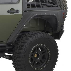 Smittybilt XRC Corner Guard Rear Matte Black Powder Coat - 76882