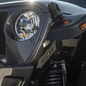 Smittybilt - Smittybilt Inner Fender Liner Kit Front Black Aluminum w/ Pro Comp 3 LED Rock Light Kit - 77984-2D-RLKIT - Image 4