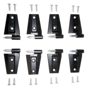 Crown Automotive Jeep Replacement Door Hinge Kit 8 Hinges And Hardware  -  55395384K8