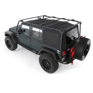Smittybilt - Smittybilt SRC Roof Rack Black Textured No Drill Installation - 76717 - Image 1