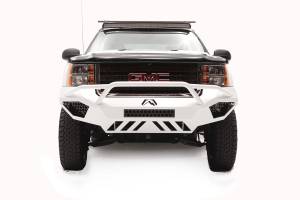 Fab Fours Vengeance Front Bumper Uncoated/Paintable w/Pre-Runner Grill Guard [AWSL] - GM11-V2852-B