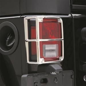 Smittybilt - Smittybilt Tail Light Guard Polished Stainless Steel No Drilling Installation - 8465 - Image 3