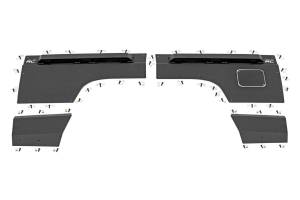 Rough Country Quarter Panel Armor Set Rear Upper and Lower Incl. Gas Cap Amor Plate - 10578