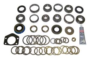 Crown Automotive Jeep Replacement - Crown Automotive Jeep Replacement Differential Master Overhaul Kit Rear w/Drum Brakes Incl. Pinion/Carrier Bearings/Shims/Oil Seals/Slingers/Nut/Axle Retainers And Ring For Use w/Dana 44  -  D44TJMASKIT - Image 1