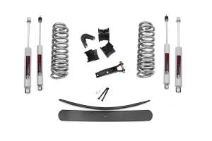 Rough Country Suspension Lift Kit 2.5 in. Lift Incl. Leaf Springs Hardware Front and Rearm Premium N3 Shocks - 400-70-7630