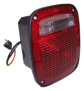 Crown Automotive Jeep Replacement Tail Light Assembly Right Black  -  J5457198