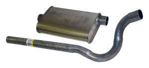 Crown Automotive Jeep Replacement - Crown Automotive Jeep Replacement Exhaust Kit Incl. Muffler And Tailpipe  -  J5362725 - Image 1