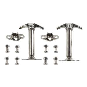 Smittybilt - Smittybilt Hood Catch Pair Stainless Steel No Drill Installation - 7401 - Image 1