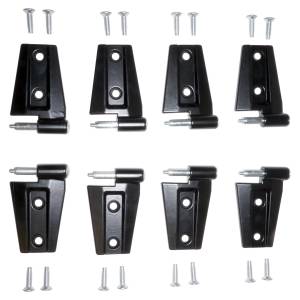 Crown Automotive Jeep Replacement - Crown Automotive Jeep Replacement Door Hinge Kit 8 Hinges And Hardware  -  55395384K8 - Image 2