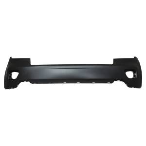 Crown Automotive Jeep Replacement - Crown Automotive Jeep Replacement Front Bumper Fascia w/o Headlamp Washers w/o Adaptive Cruise Control Black Textured Finish Upper  -  68078268AB - Image 2