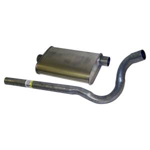 Crown Automotive Jeep Replacement - Crown Automotive Jeep Replacement Exhaust Kit Incl. Muffler And Tailpipe  -  J5362725 - Image 2