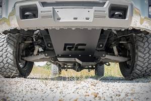 Rough Country - Rough Country Heavy Duty Front Skid Plate Package For Use w/5 6 7.5 in. Knuckle Lift Kits Incl. Front Skid Plate Lower Driver Skid Plate Lower Passenger Skid Plate Hardware - 222 - Image 2