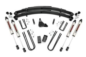 Rough Country - Rough Country Suspension Lift Kit Includes Valved N3 Series Shock Absorbers Lifted Leaf Springs Sway-Bar And Track Bar Drop Brackets U-Bolts w/Hardware 3 in. Lift Blocks - 49570 - Image 2