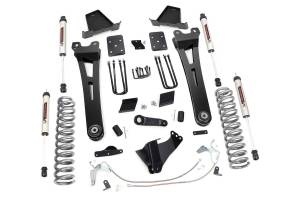 Rough Country - Rough Country Suspension Lift Kit 6 in. w/V2 Shocks Heavy-Duty Radius Arms Rubber Bushings Adjustable Alignment Cam Lifted Coil Springs Brackets Bumpstop Spacers w/Hardware - 54270 - Image 2