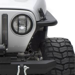 Smittybilt - Smittybilt XRC Tube Fender Front Textured Black Powder Coat Relocates Factory Latch - 76872 - Image 5