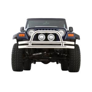 Smittybilt - Smittybilt Front Bumper w/Hoop Stainless Steel No Drill Installation - JB48-FS - Image 5