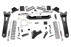 Rough Country Suspension Lift Kit w/Shock 6 in. Radius Arms 3.5 in. Diameter Axle N3 Shocks Factory Rear Overload Springs Includes Installation Instructions - 51230