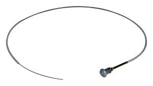 Crown Automotive Jeep Replacement Choke Cable Incl. Cable And Sheath Unpainted Engraved w/Choke  -  A1301