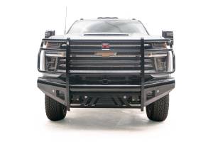 Fab Fours - Fab Fours Black Steel Front Ranch Bumper w/Full Guard And Tow Hooks Steel Black - CH20-S4960-1 - Image 1