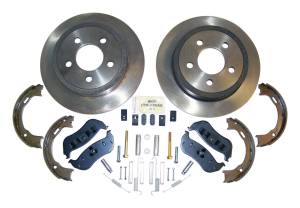 Crown Automotive Jeep Replacement Disc Brake Service Kit Rear Includes Parking Brake Shoes  -  52128411K