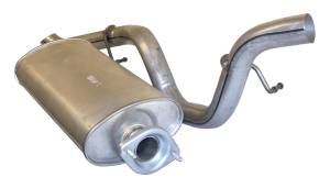 Crown Automotive Jeep Replacement Exhaust Kit Incl. Muffler And Tailpipe w/Flange  -  52019241AF