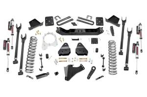 Rough Country - Rough Country Suspension Lift Kit 6 in. Radius Arm Drop Brackets Lifted Coil Springs Anti Wrap Rear Blocks w/4-Link Adjustable Lower Control Arms Includes N2.0 Series Shock OVLD - 56050 - Image 1