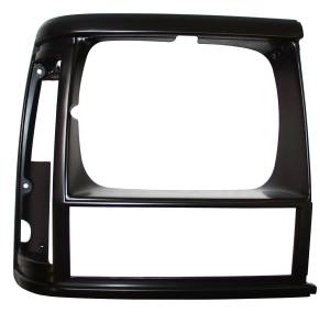 Crown Automotive Jeep Replacement Headlamp Bezel Right Black/Black  -  55034074