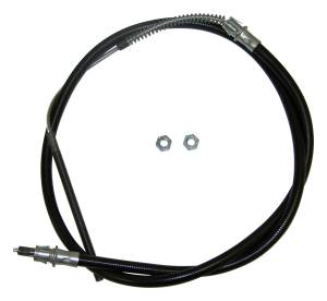 Crown Automotive Jeep Replacement Parking Brake Cable Front 62 in. Long w/93 in. Wheelbase  -  52003181