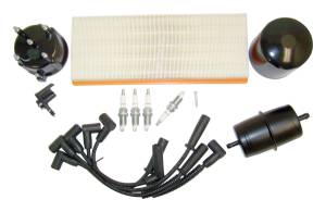 Crown Automotive Jeep Replacement Tune-Up Kit Incl. Air Filter/Oil Filter/Spark Plugs w/Metric Oil Filter Threads  -  TK14