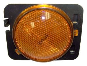 Crown Automotive Jeep Replacement - Crown Automotive Jeep Replacement Side Marker Light Front Right Amber Lens w/Clear Bulb  -  55078144AA - Image 1