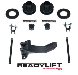 ReadyLift - ReadyLift Front Leveling Kit 2.5 in. Lift w/Coil Spacers/Track Bar Relocation Bracket/Sound Isolators/Shock Extensions/Bump Stop Extensions/Allows Up To 37 in. Tire - 66-2516 - Image 1