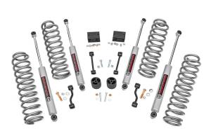 Rough Country - Rough Country Suspension Lift Kit w/Shocks 2.5 in. Lift Incl. Coil Springs Non-Rubicon Swaybar Links Bump Stops Hardware Front and Rear Premium N3 Shocks - 67731 - Image 1