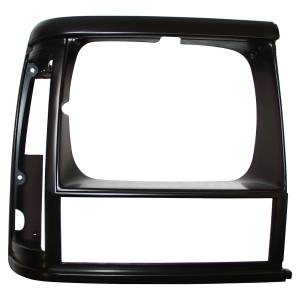 Crown Automotive Jeep Replacement - Crown Automotive Jeep Replacement Headlamp Bezel Right Black/Black  -  55034074 - Image 2