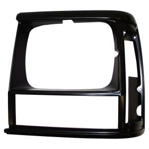 Crown Automotive Jeep Replacement - Crown Automotive Jeep Replacement Headlamp Bezel Left Black/Black  -  55034075 - Image 2