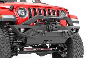 Rough Country - Rough Country LED Front Bumper Front Full Width 2 in. LED Pods 20 in. Single Row LED Light Bar - 10645A - Image 2
