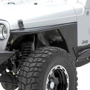 Smittybilt - Smittybilt XRC Tube Fender Front w/3 in. Flare Black Powder Coat Relocates Factory Latch - 76863 - Image 2