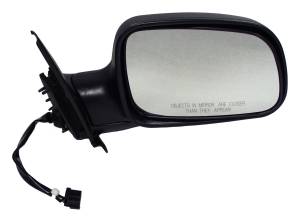 Crown Automotive Jeep Replacement Door Mirror Right Power Foldaway Black  -  55155446AB