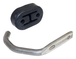 Crown Automotive Jeep Replacement - Crown Automotive Jeep Replacement Tailpipe Hanger Steel/Rubber Black  -  E0036152 - Image 1