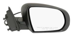 Crown Automotive Jeep Replacement Door Mirror Right w/Power Mirrors w/o Heated Glass/Blind Spot Detection/Fold-Away Features  -  68164058AD