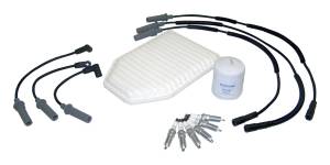 Crown Automotive Jeep Replacement Tune-Up Kit Incl. Air Filter/Oil Filter/Spark Plugs  -  TK45