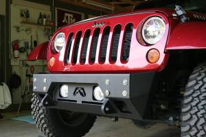 Fab Fours - Fab Fours FMJ Stubby Winch Front Bumper 2 Stage Black Powder Coated - JK07-B1855-1 - Image 2