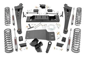 Rough Country Suspension Lift Kit 5 in. Lift Dual Rate Front And Rear Coil Springs Radius Arm - 38330