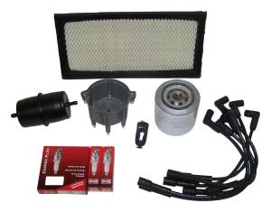 Crown Automotive Jeep Replacement Tune-Up Kit Incl. Air Filter/Oil Filter/Spark Plugs  -  TK5