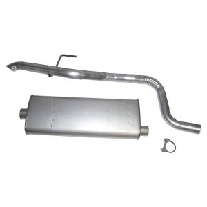 Crown Automotive Jeep Replacement - Crown Automotive Jeep Replacement Muffler And Tailpipe Incl. Muffler/Tailpipe And Clamp  -  52080441AA - Image 2