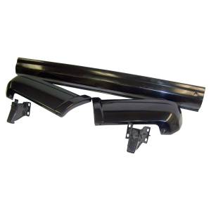 Crown Automotive Jeep Replacement - Crown Automotive Jeep Replacement Rear Bumper Kit Black Incl. Bumper And 2 End Caps  -  5EE84TZZAGK - Image 2