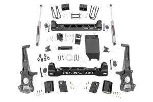 Rough Country - Rough Country Suspension Lift Kit 6 in. Front/Rear Cross members Durable Skid Plate Cast Knuckles Rear Fabricated Lift Blocks Nitrogen Charged N3 Shocks - 50530 - Image 2