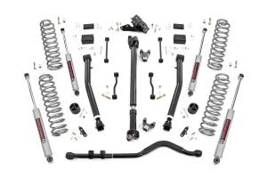 Rough Country - Rough Country Stage 2 Lift Kit w/Shocks 3.5 in. Lift Incl. Track Bar CV Driveshaft Lower Ctrl Arms w/Brkts. Coil Springs Swaybar Links Bump Stop Front and Rear Premium N3 Shocks - 69131 - Image 2